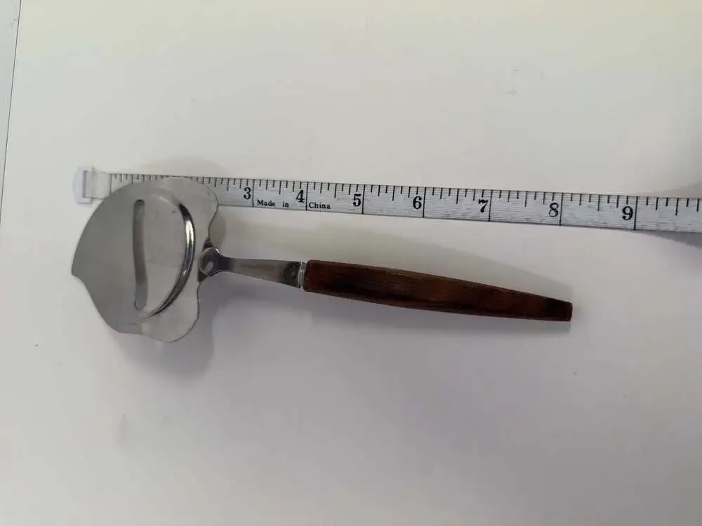 Vintage Stainless Steel Japan Cheese Slicer with Wood‎ Handle